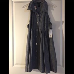 Alyn Paige Adorable Button Front Dress -13/14 NWT